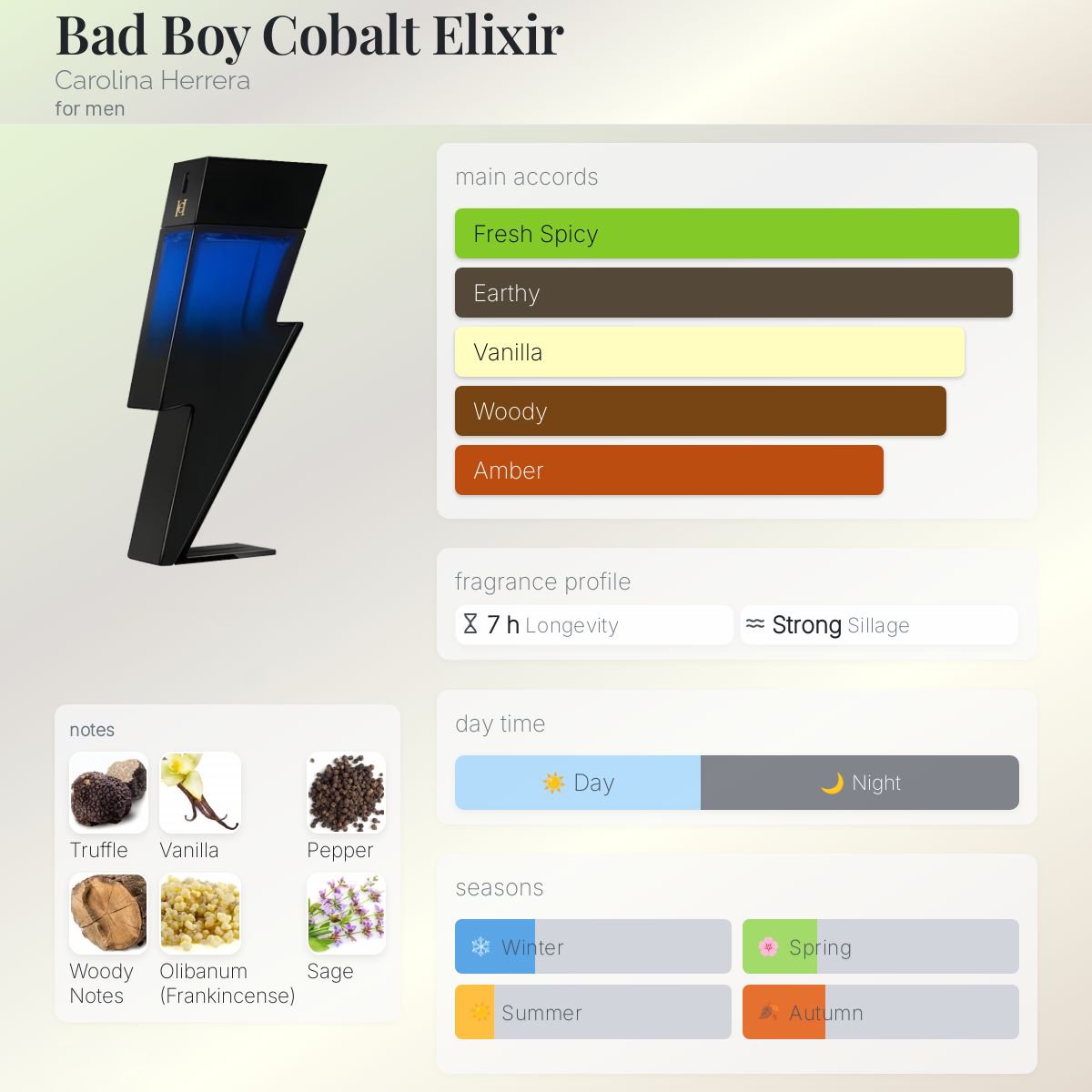 Carolina Herrera Bad Boy Cobalt Elixir